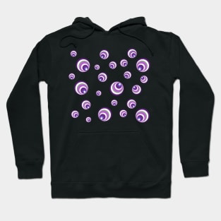 Pop Art Bubbles - purple Hoodie